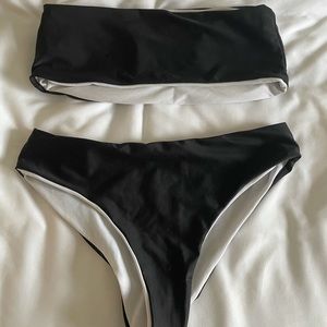 black bikini set